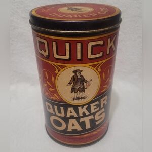 Vintage Quaker Oats Tin